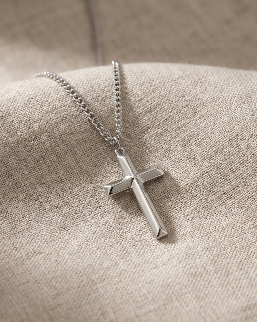 Cross necklace men