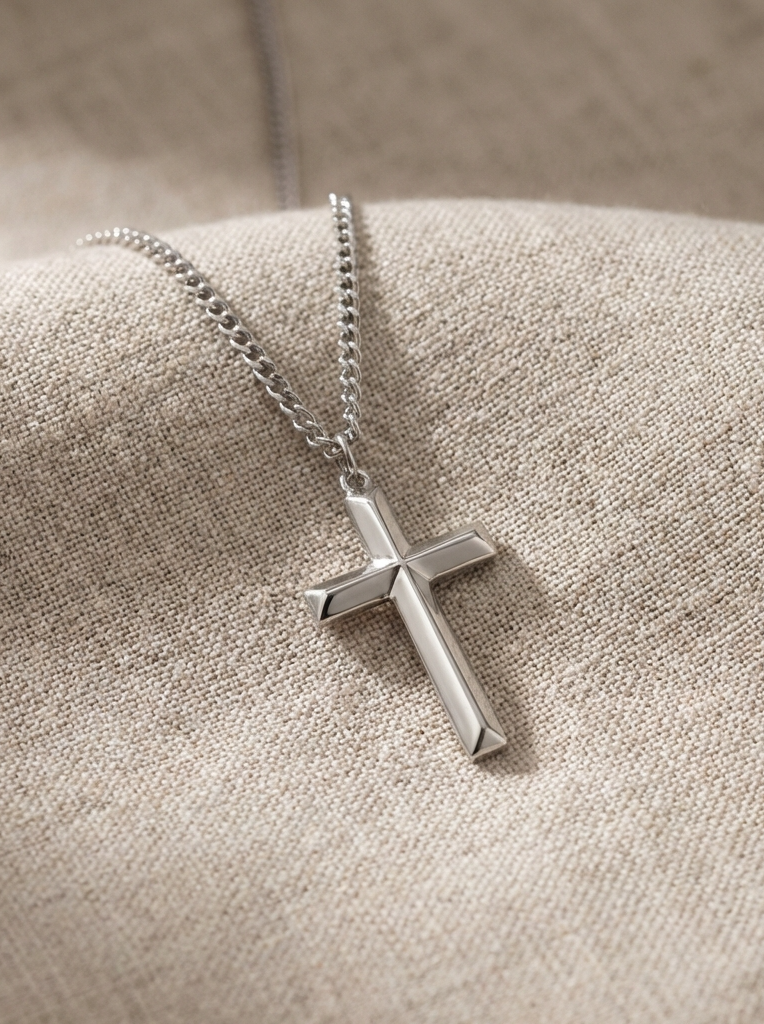 Cross necklace men