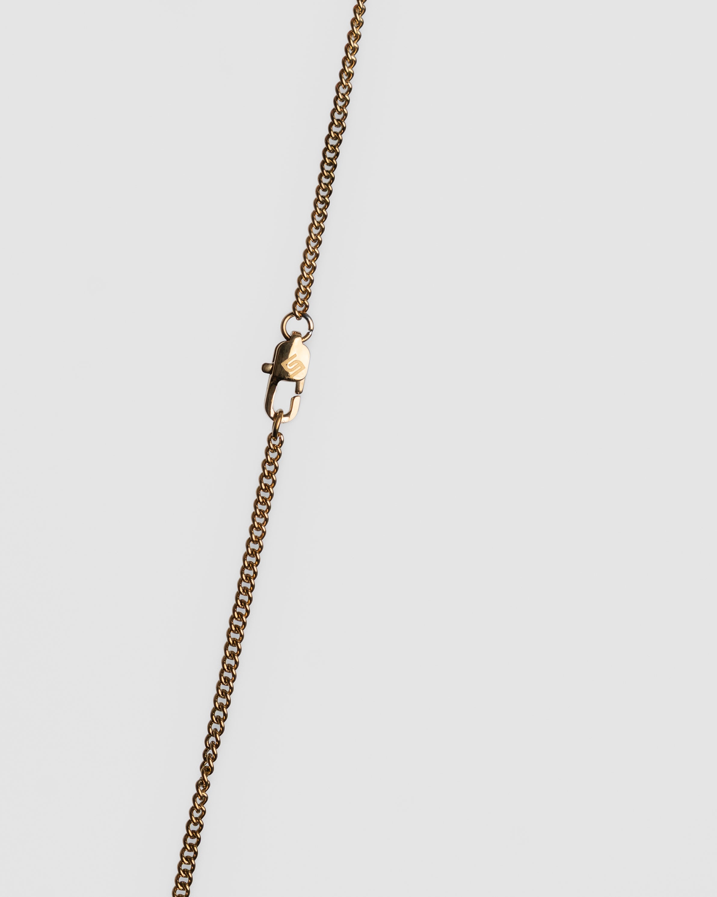 Cuban Link Necklace detail logo