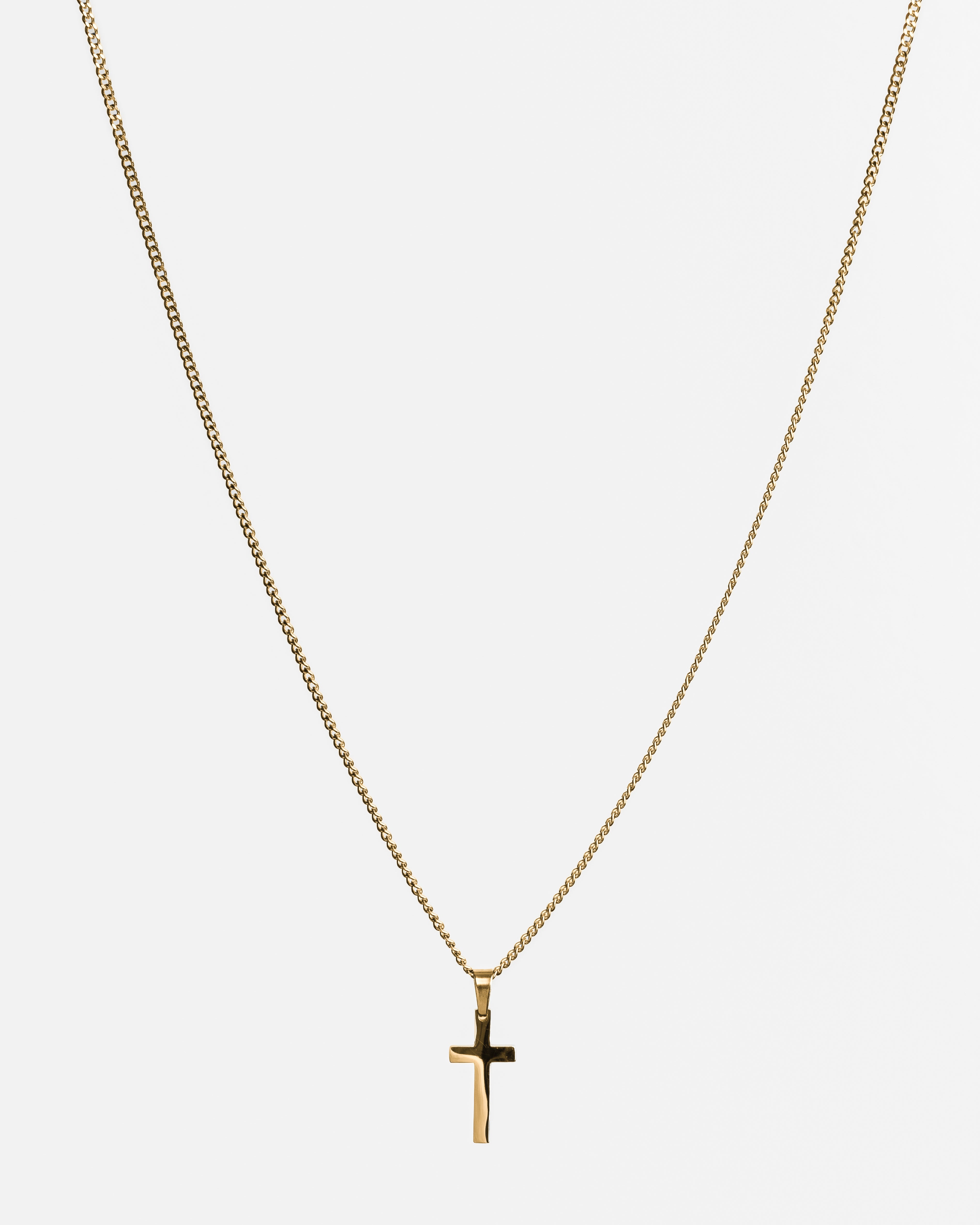 Gouden ketting kruis