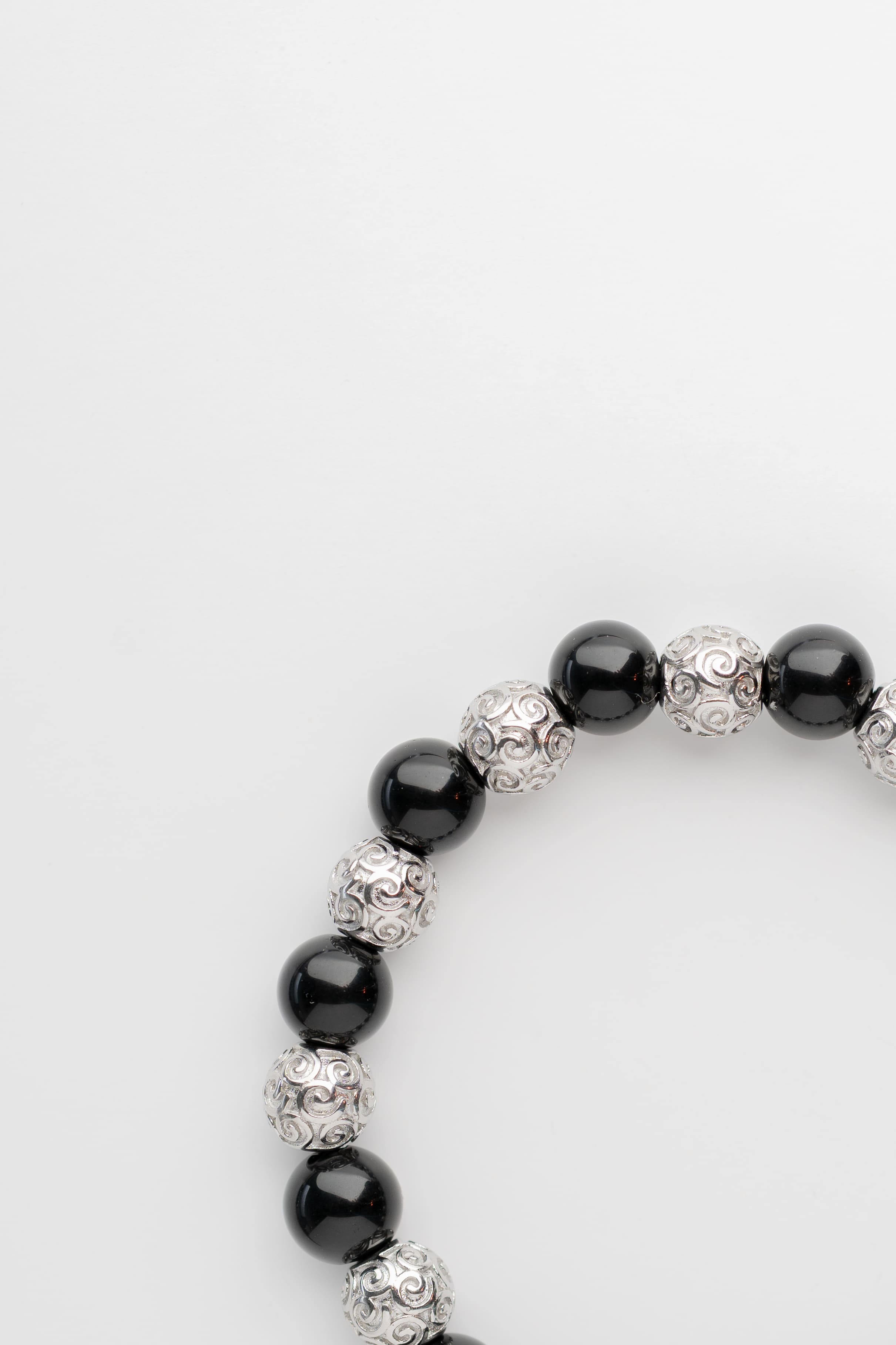 Kralenarmband Onyx Tribal Bracelet 8MM Detail