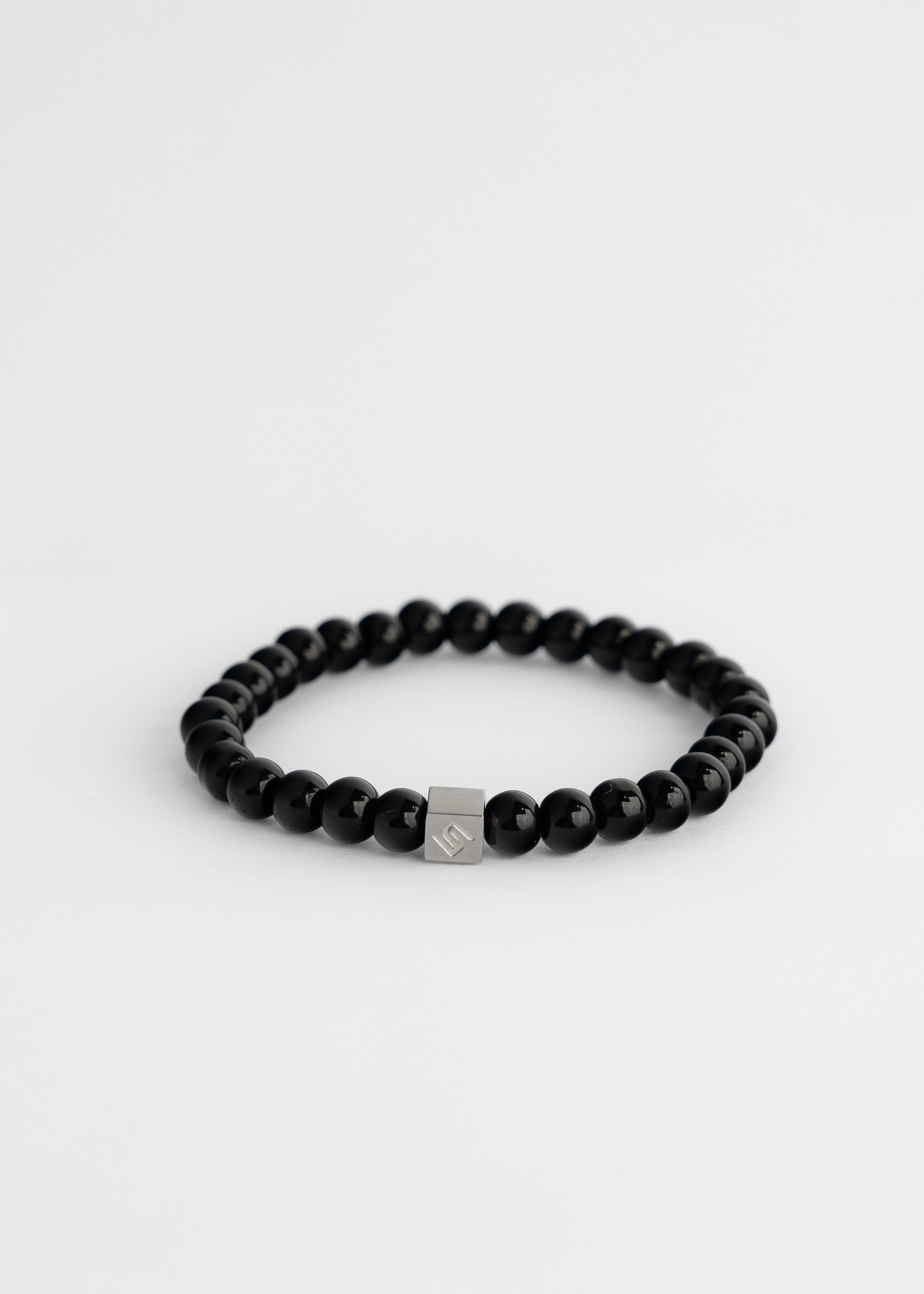 Onyx Kralen Armband Heren 6MM