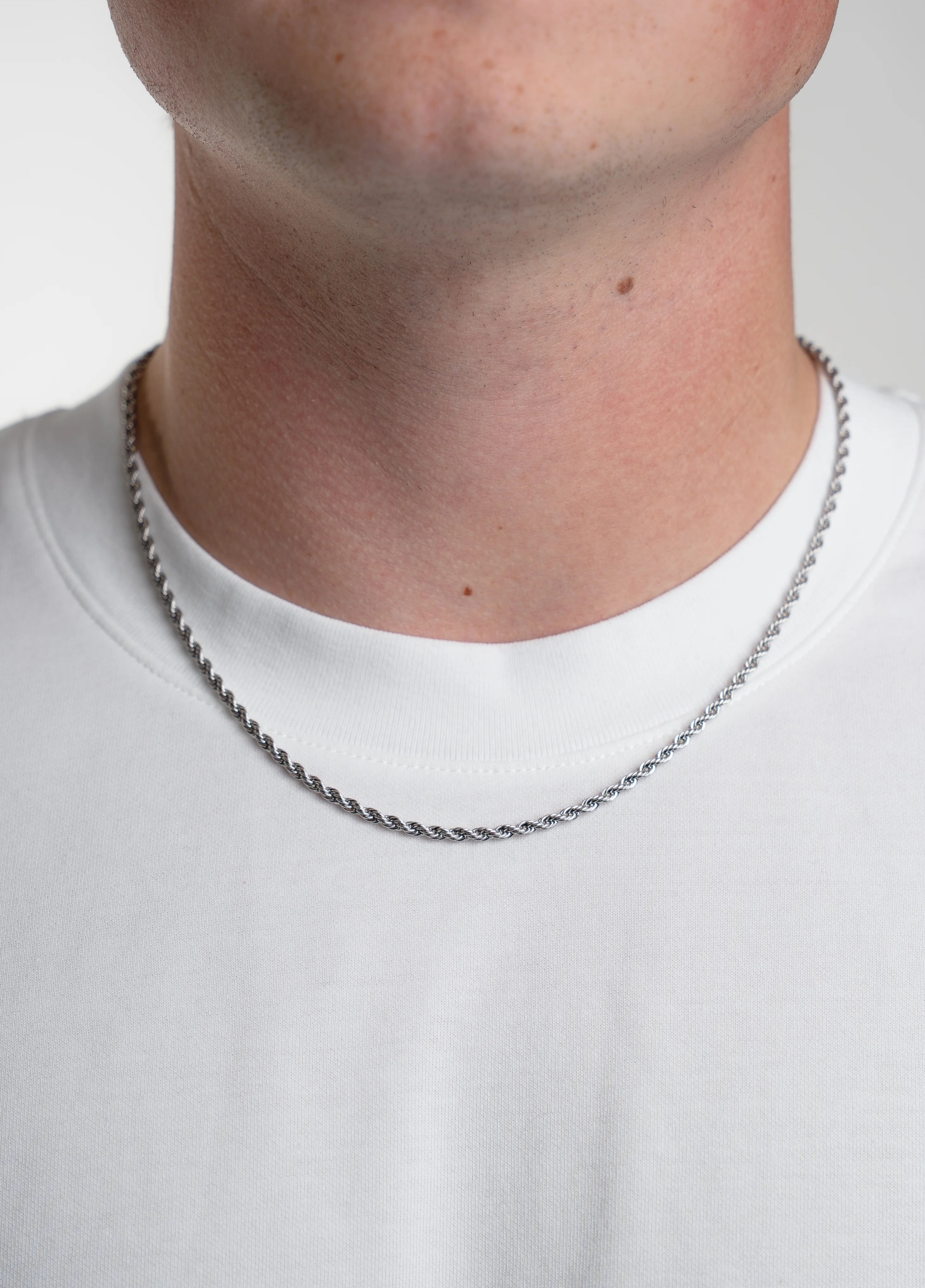 Rope Chain 3MM in Silver