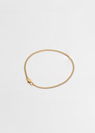 Cuban link bracelet 2mm Goudkleur