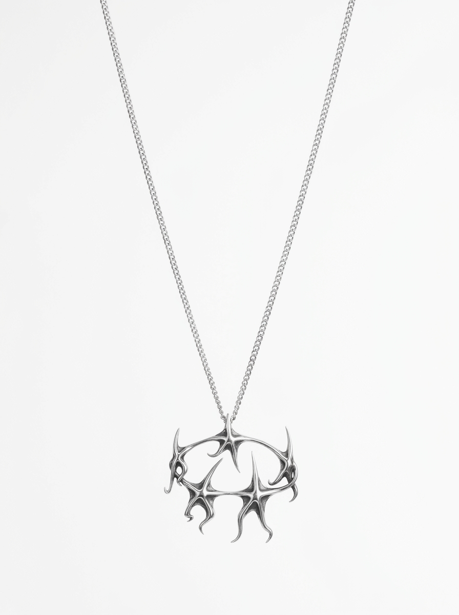 Fallen Stars Cuban Link Ketting Zilver 2MM