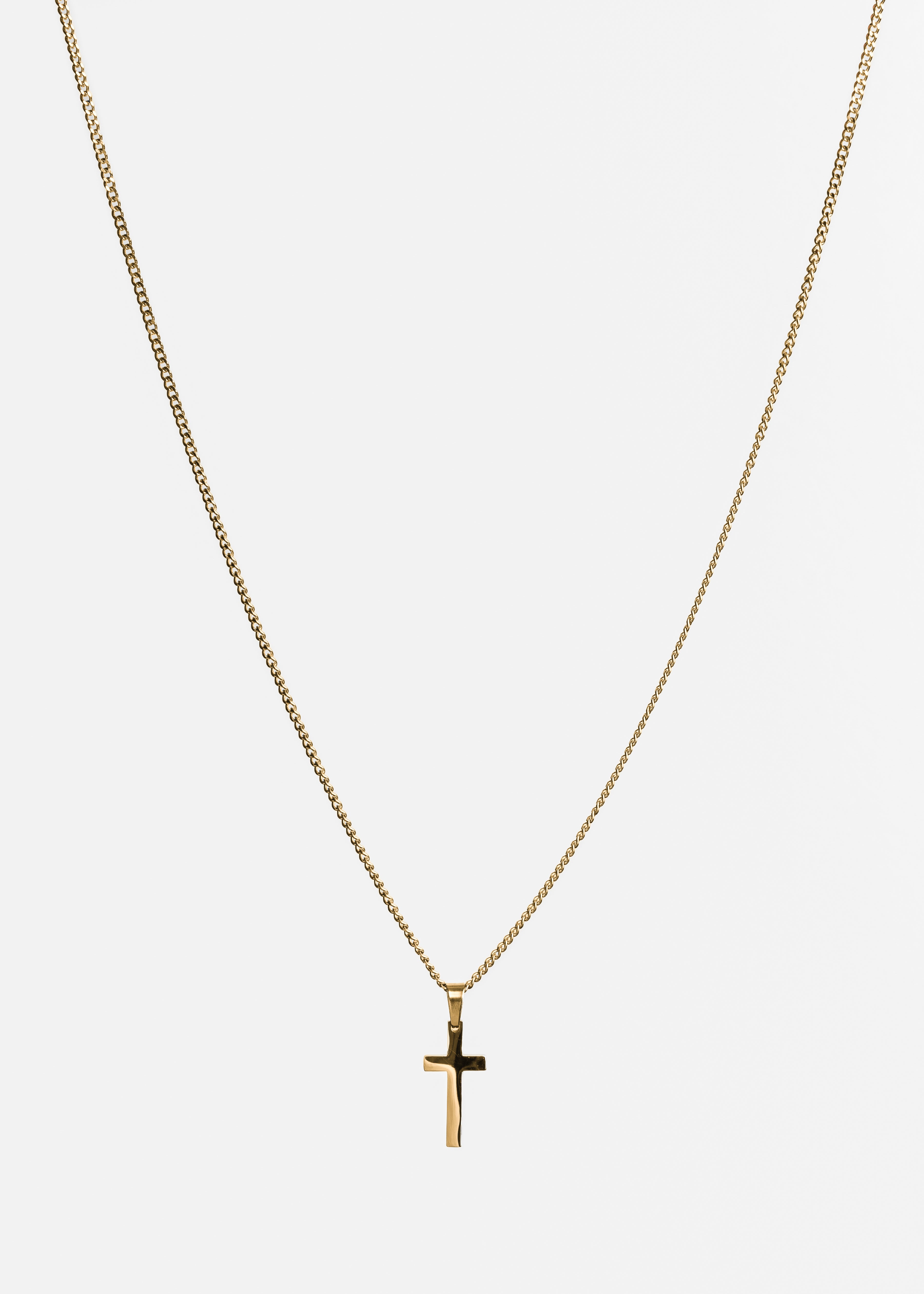 Gouden ketting kruis