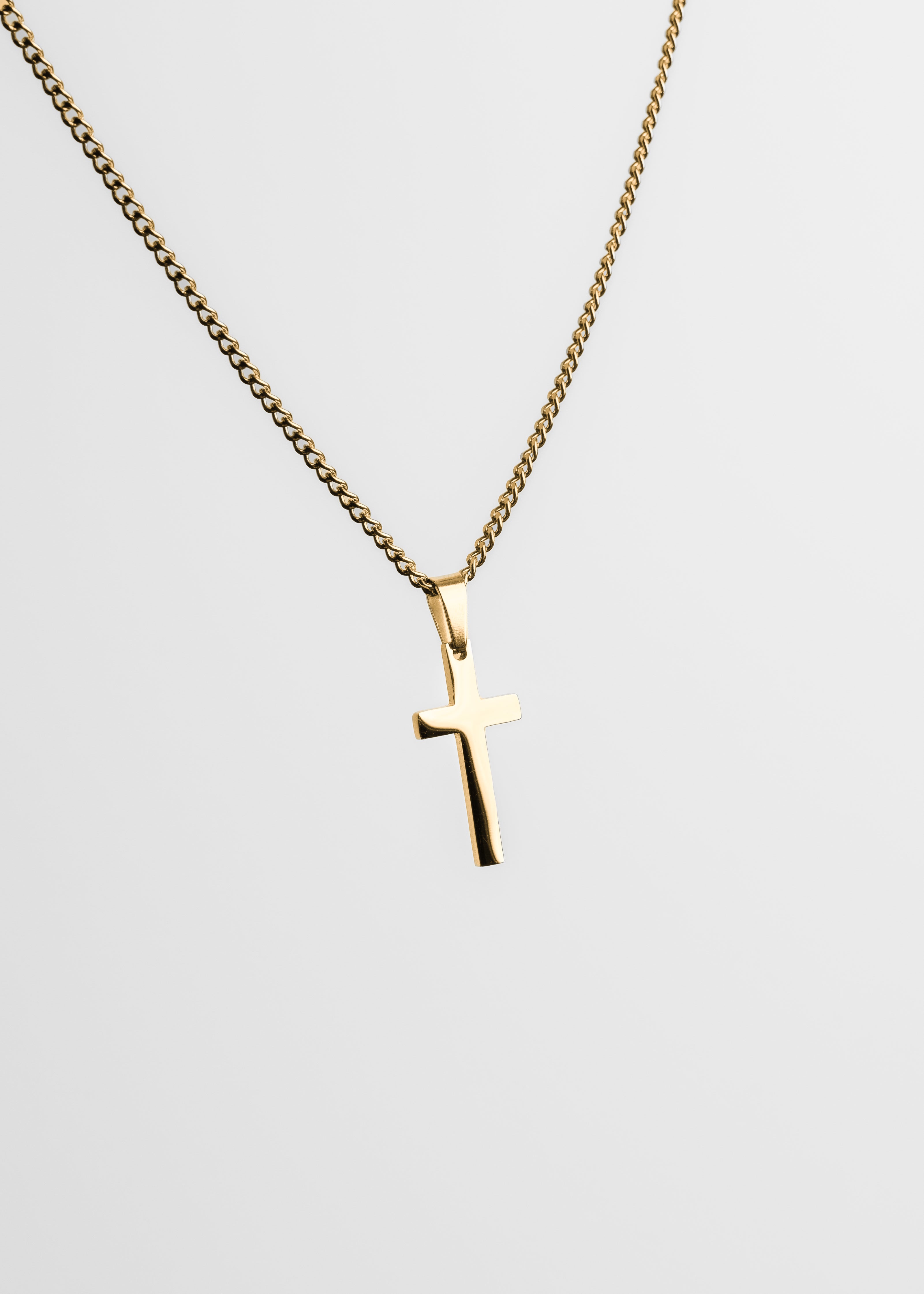Ketting kruis goud
