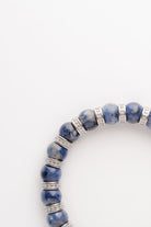 Midnight Lapis Kralenarmband 8MM Detail