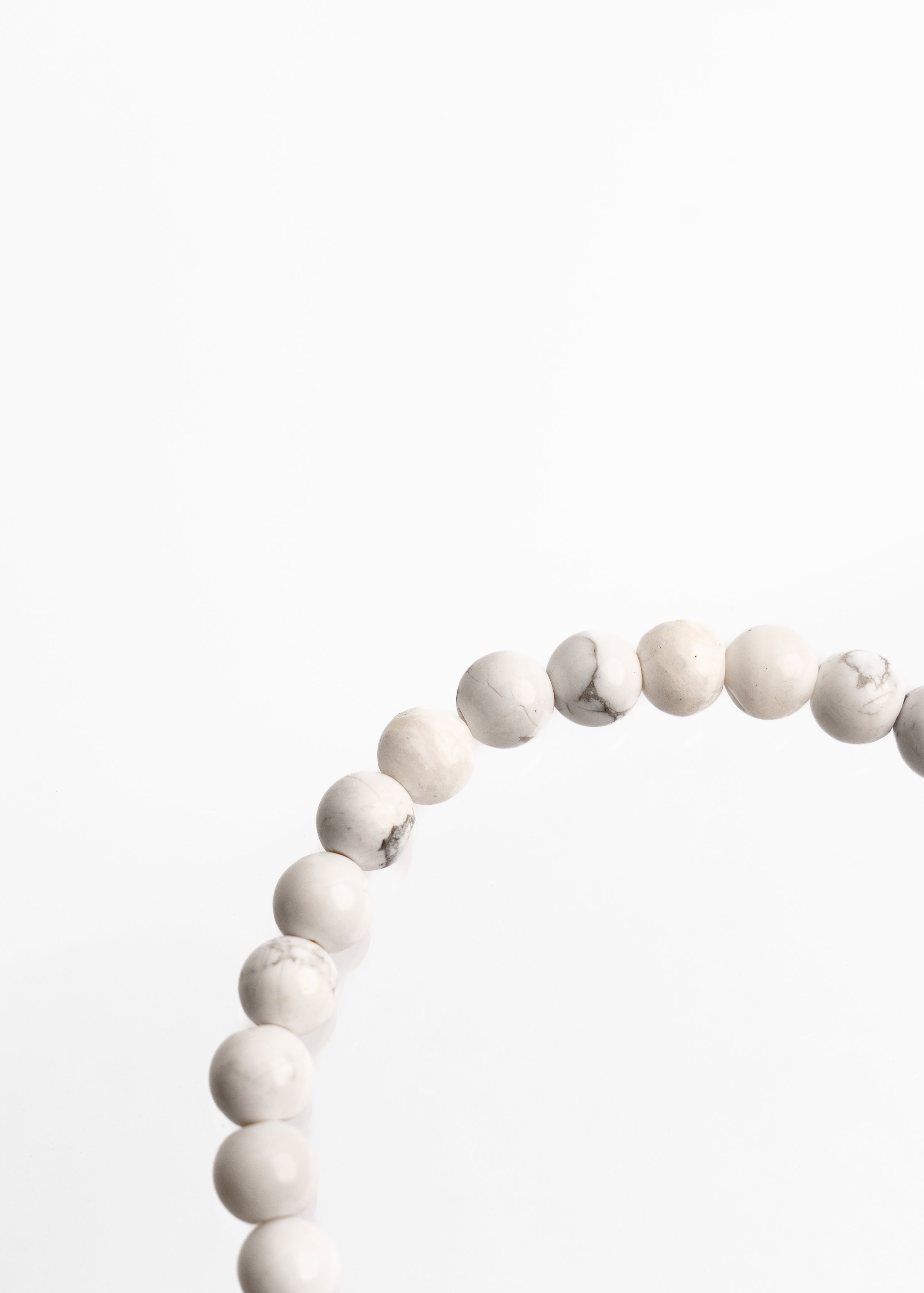 Witte kralen armband